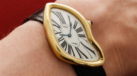 montre salvador dali cartier|cartier crash watch price.